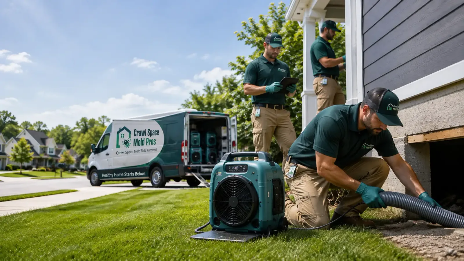Crawl Space Mold Removal in Templeton, MA